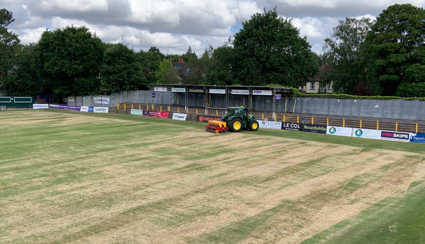 Football Pitch Overseeding Process