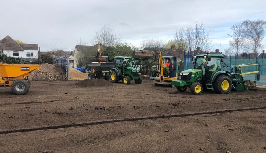 School Footbal Pitch Drainage Contractor